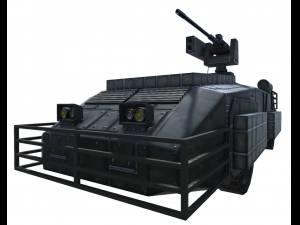 Scifi APC 3D Model