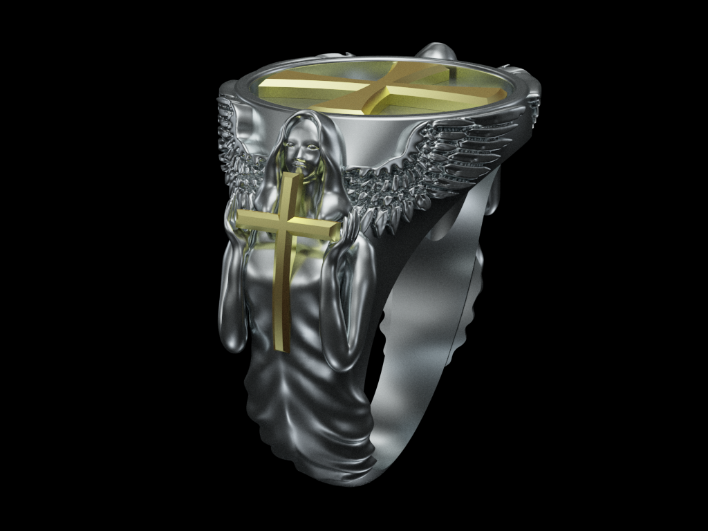 Angel Ring 3d Model In Rings 3dexport