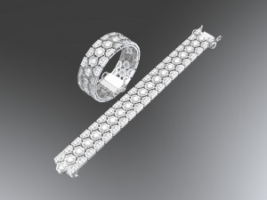 Hex bracelet 3D Print Model