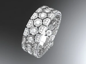 Hex bracelet 3D Print Model