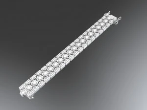 Hex bracelet 3D Print Model