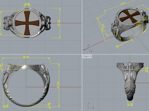 Angel ring 3D Print Model