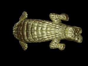 Crocodile ring Model do druku 3D
