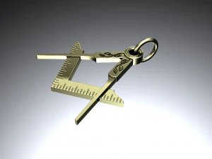 Masonic pendant 3D Print Model