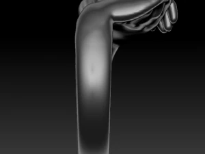 Holding hands ring 3D Print Model