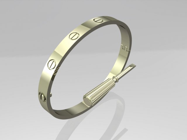 Bracelet 3D Принт Модель .c4d .max .obj .3ds .fbx .stl .blend 