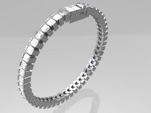 Tennis bracelet 3D Print Model