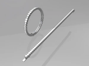 Tennis bracelet 3D Print Model