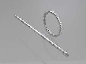 Tennis bracelet 3D Print Model