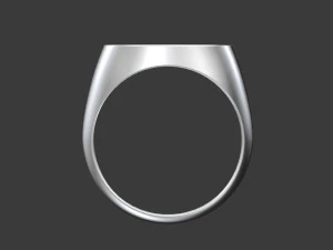 Round signet ring-base 3D Print Model