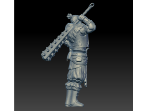 Japanese soldier Modèles 3D en vedette