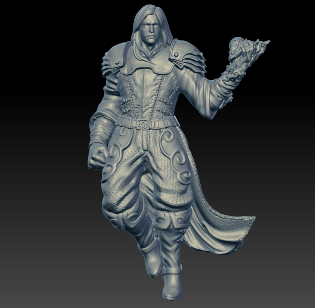 Dorian 3D Print Model .c4d .max .obj .3ds .fbx .stl .blend 