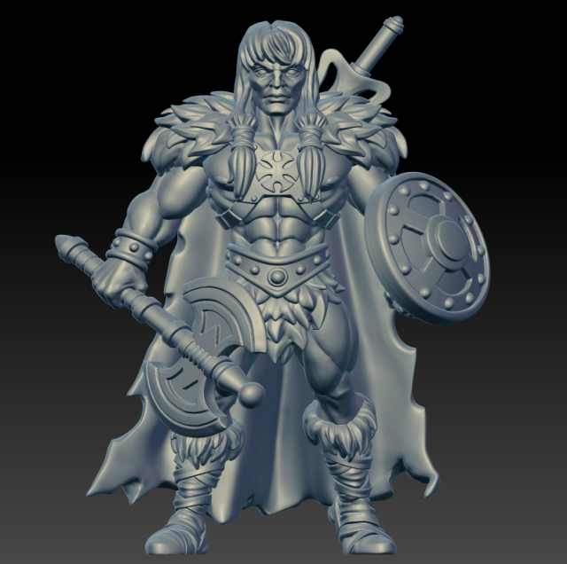 King Ktulu Model Cetak 3D .c4d .max .obj .3ds .fbx .stl .blend 