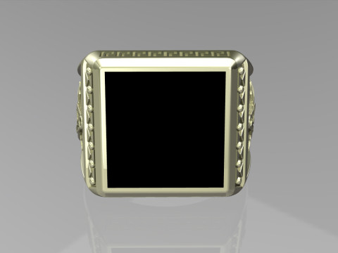 Masonic ring Modelo de impresión 3D