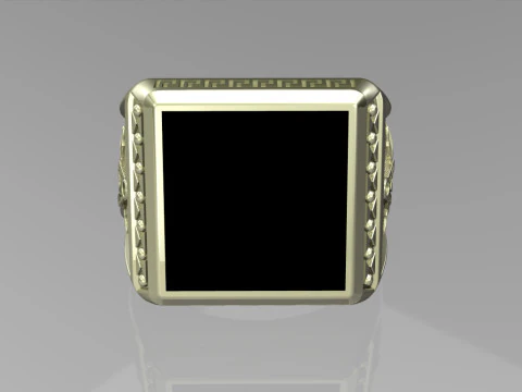 Masonic ring 3D Print Model