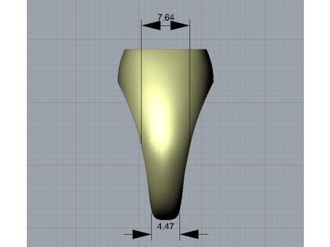 Signet ring -base 3D Принт Модель