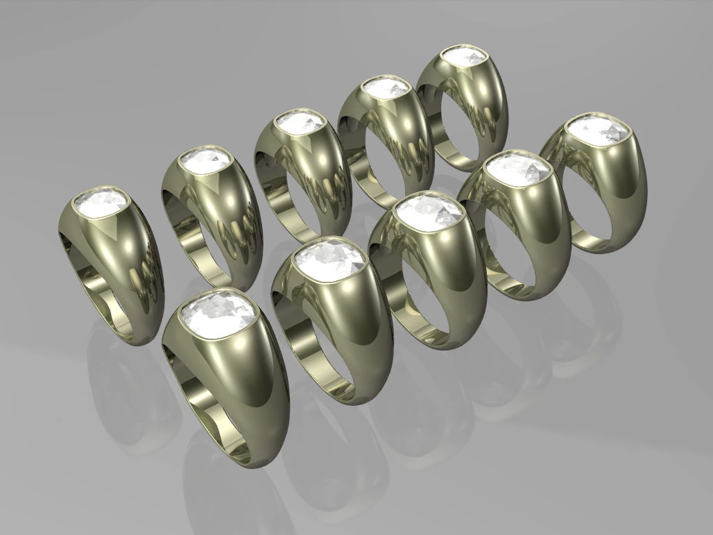 Mens ring 3D Print Model .c4d .max .obj .3ds .fbx .stl .blend 