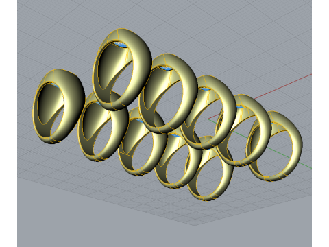 Mens ring 3D Принт Модель