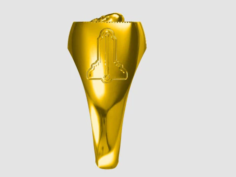 Masonic ring 3D Print Model
