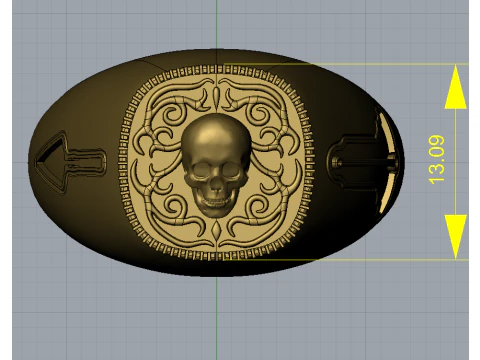 Masonic ring 3D Print Model