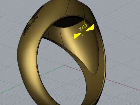Masonic ring 3D Print Model