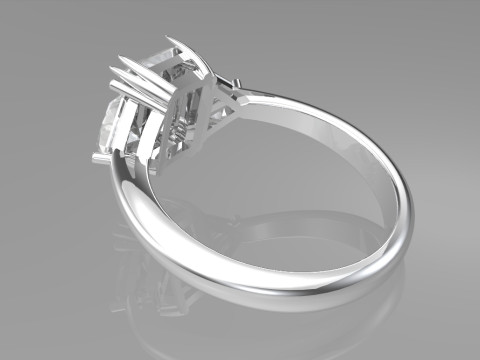 Engagement ring Modèles 3D en vedette
