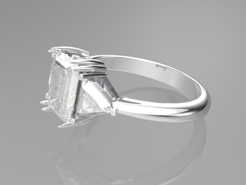 Engagement ring Modèles 3D en vedette