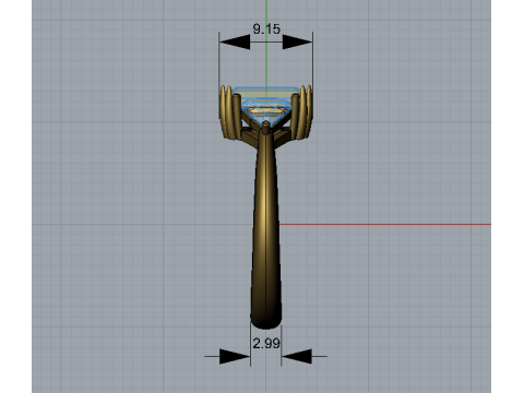 Engagement ring Modèles 3D en vedette