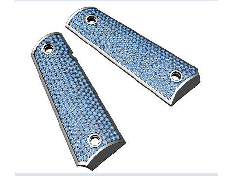 1911 Grips 3D-printmodel