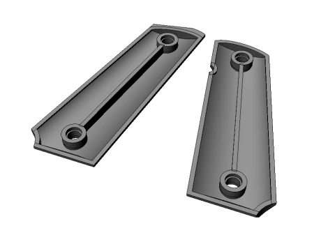 1911 Grips 3D Print Model