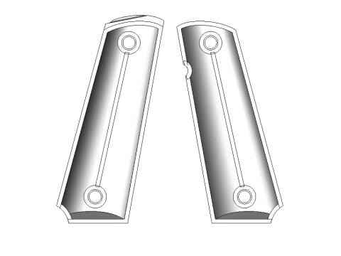 1911 Grips 3D Print Model