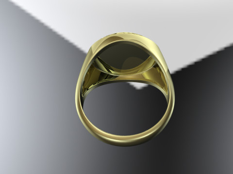 New york university ring 3D प्रिंट मॉडल