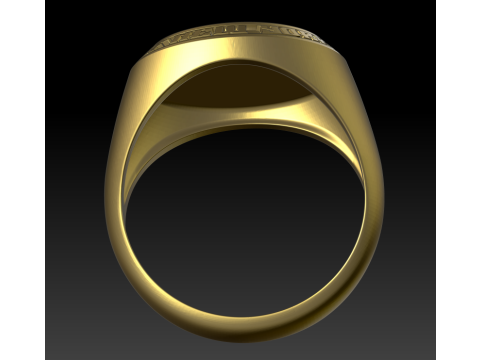 New York university ring 3D 打印模型