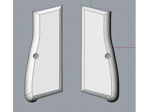 Walther PP grips 3D Print Model