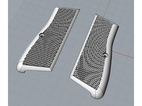 Walther PP grips Modelo de impresión 3D
