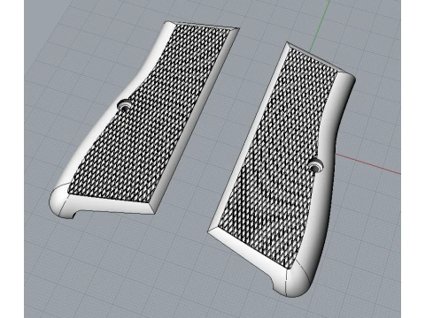 Walther PP grips 3D Print Model