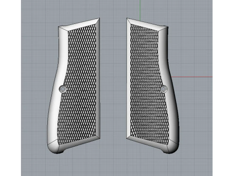 Walther PP grips 3D Print Model