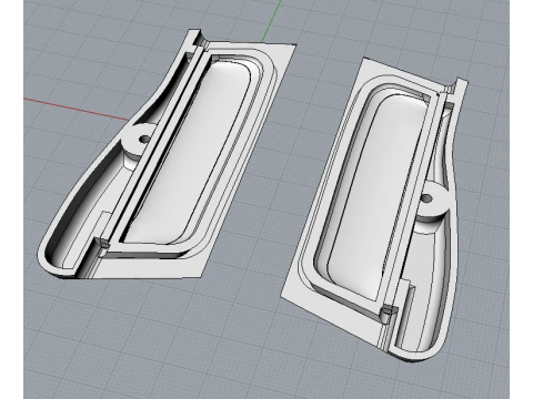 Walther PP grips 3D Print Model