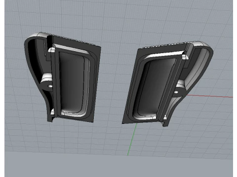 Walther PP grips 3D Print Model