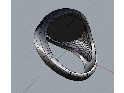 Masonic ring 3D Print Model