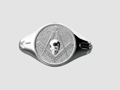 Masonic ring 3D Druckmodell