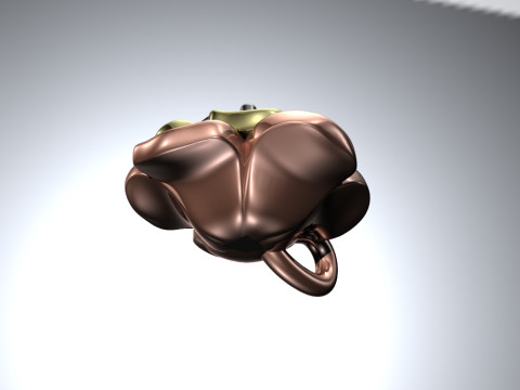 Rose pendant Modelo de Impressão 3D