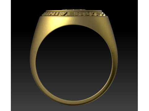 Harvard university ring 3D प्रिंट मॉडल