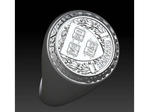Harvard university ring 3D Print Model