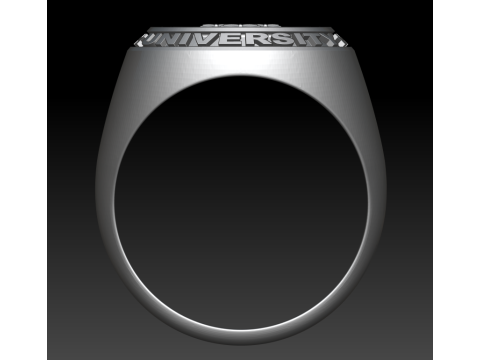 Harvard university ring 3D प्रिंट मॉडल