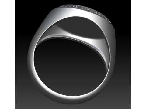 Harvard university ring 3D प्रिंट मॉडल