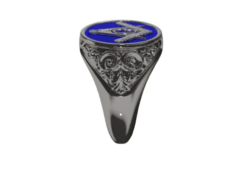Free masons ring 3D Print Model