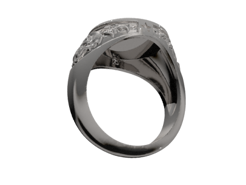 Free masons ring 3D Baskı Modeli
