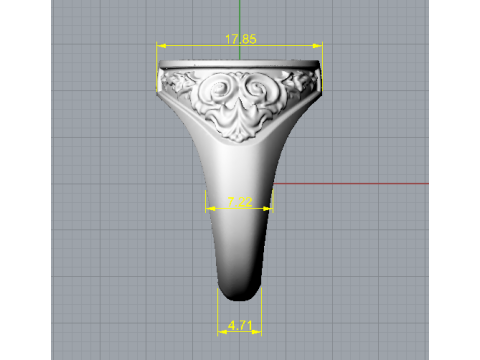 Free masons ring 3D Baskı Modeli