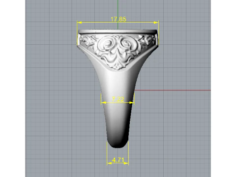 Free masons ring 3D Print Model